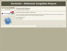 Tablet Screenshot of govcenter.hu